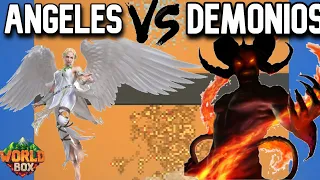 ISLA de ANGELES vs ISLA de DEMONIOS- WORLDBOX