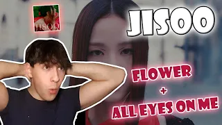A GUY REACTS TO JISOO - ‘꽃(FLOWER)’ M/V + 'All Eyes On Me'