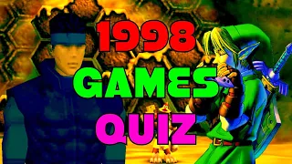 Can You Guess These VIDEOGAMES Of 1998? Quiz Games (90's)