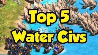 Best water civilizations in AoE2