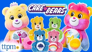 Care Bears Dare to Care Bear, Calming Heart Bear, and Micro Plush