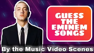 Guess the EMINEM Songs by the Official Music Video Scenes | Eminem Fan Test Trivia | Rap Music Quiz