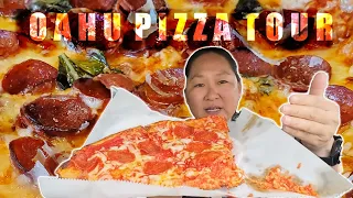 One Bite...The Ultimate Thin Crust PIZZA Tour On Oahu 🍕