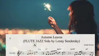 Autumn Leaves - JAZZ FLUTE Solo Transcription
