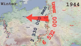 Великая Отечественная, 1944-45 годы на карте