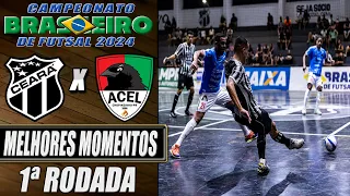 Ceará X Chopinzinho | 1ª Rodada | Campeonato Brasileiro de Futsal 2024 (16/05/2024)