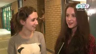 CCEA GCSE results day at St Genevieve's High School, Belfast