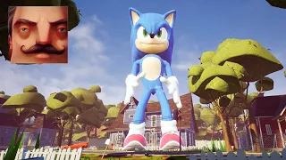 Hello Neighbor - Big Sonic the Hedgehog History Gameplay Walkthrough