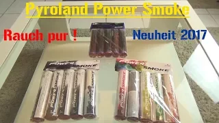 NEUHEIT 2017 | Power Smoke (Pyroland) | Intensiver Rauch !!
