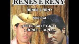 RENES E RENY FEITO CÃO E GATO