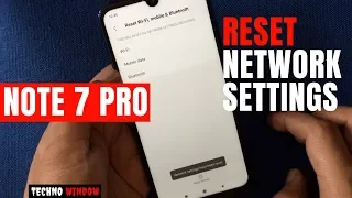 How To Reset Network Settings In Redmi Note 7 Pro