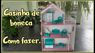 Como fazer essa linda Casinha de bonecas