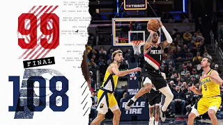 Trail Blazers 99, Pacers 108 | Jan. 6, 2023 | Game Highlights