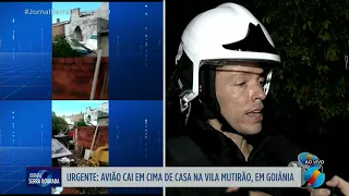 JSD - Avião cai em cima de casa na Vila Mutirão em Goiânia