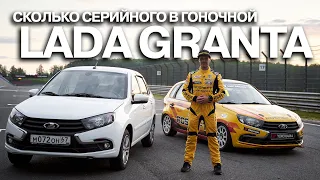 LADA Granta vs. LADA Granta R1: сколько серийных компонентов в гоночной машине