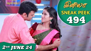 Iniya Serial | EP 494 Sneak Peek | 2nd Jun 2024 | Alya Manasa | Rishi | Saregama TV Shows Tamil