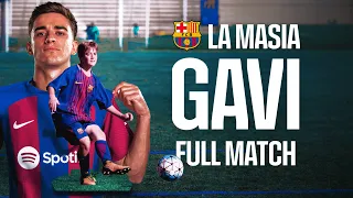 🍿 ENJOY GAVI'S PERFORMANCE AT LA MASIA AT THE AGE OF 13 | FULL MATCH 💎 | FC Barcelona