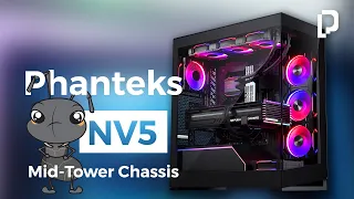 Phanteks ATX Mid Tower Case NV5 / Phanteks Glacier One 360D30 / Phanteks D30-120 Regular & Reverse