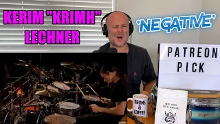 Drum Teacher Reacts: Kerim "KRIMH" Lechner | "NEGATIVE" | Drum Playthrough | (2021 Reaction)