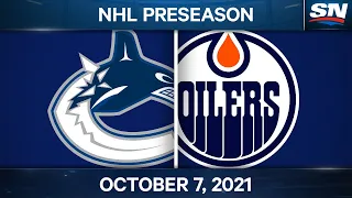 NHL Pre-Season Highlights | Canucks vs. Oilers - Oct. 7, 2021