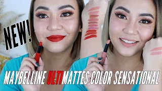 SUBUKANNE!! NEW MAYBELLINE ULTIMATTE LIPSTICKS!! DUPE SA LUXURY LIPSTICKS?!