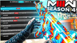 *NEW* BEST SETTINGS FOR MW3 After SEASON 4 UPDATE! 🚨 (Modern Warfare 3 Graphics, Controller, Console