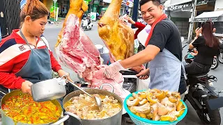 Best Selling and Yummyiest! BBQ Beef & Beef Soup | Cambodian Street Food