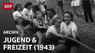 Freizeitgestaltung der Jugendlichen (1943) | Arbeit und Freizeit in der Schweiz | SRF Archiv