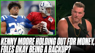 Pat McAfee Reacts To Kenny Moore Holding Out From Colts OTAs, Foles Accepting Backup Role?!