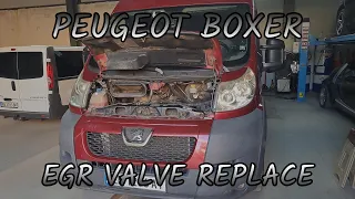 Peugeot Boxer - EGR valve replacement / Смяна на EGR клапан