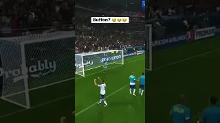 Buffon nearly breaks his back