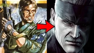 The Graphical Evolution of Solid Snake