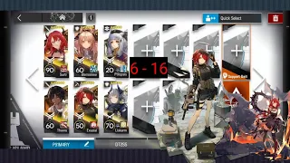 [Arknights] 6 - 16 6 ops Feat. Exusiai and surtr boss killer duo