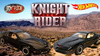 KITT joyride VS hot wheels elite 1/18 knight rider