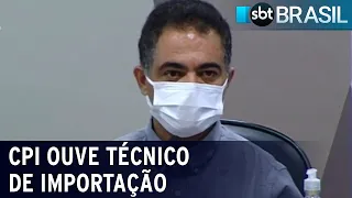 CPI da Pandemia ouve técnico de importação do Ministério da Saúde | SBT Brasil (09/07/21)