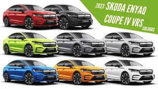 2023 Skoda Enyaq Coupe iV vRS - All Color Options - Images | AUTOBICS