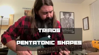 Another Chat About Seeing Triads and Pentatonic Shapes Together + How To Know Which Shapes