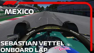 Sebastian Vettel OnBoard - 2022 Mexican Grand Prix - Assetto Corsa
