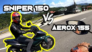 SNIPER 150 vs AEROX 155