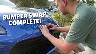 Completing The GR86 Bumper Swap on my 2022 Subaru BRZ!