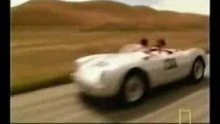 James Dean Crash Recreated with Broderick Crawford Intro.