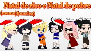 Natal de rico vs Natal de pobre ( meme)