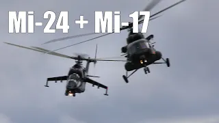 Czech Mi-24 And Mi-17 Helicopters Complete Airshow Display 18.6.2022 [Pori 2022]