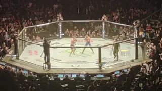 Frankie Edgar vs Chris Gutierrez KO with crowd reaction