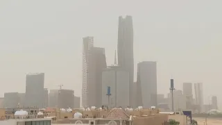 Saudi Arabia's capital Riyadh hit by second sandstorm in a week | AFP