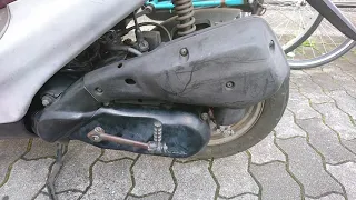 Honda Dio Cesta AF34 after roller weights and belt change