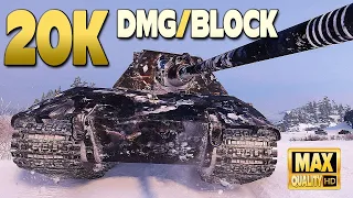 E 100: Dry and loaded for 20k damage & block - World of Tanks