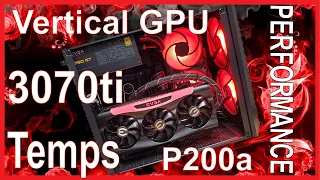 Is vertical GPU mounting too hot?