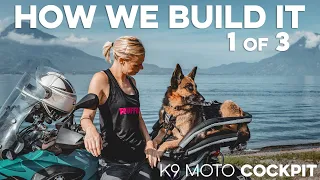 How we build your dog's K9 Moto Cockpit motorcycle dog carrier, 1 of 3