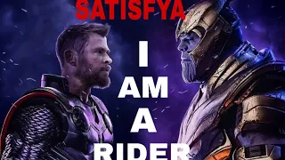 Thor | I am a Rider | Satisfya | Imran Khan | Avengers infinity war Fight seen | Full video Song ||